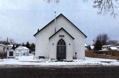 Front facade of a church