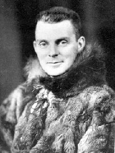 Historical image of a man in a fur coat