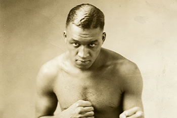 Portrait of a boxer