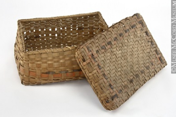 A basket made by hands