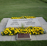 Gravesite of JG Diefenbaker