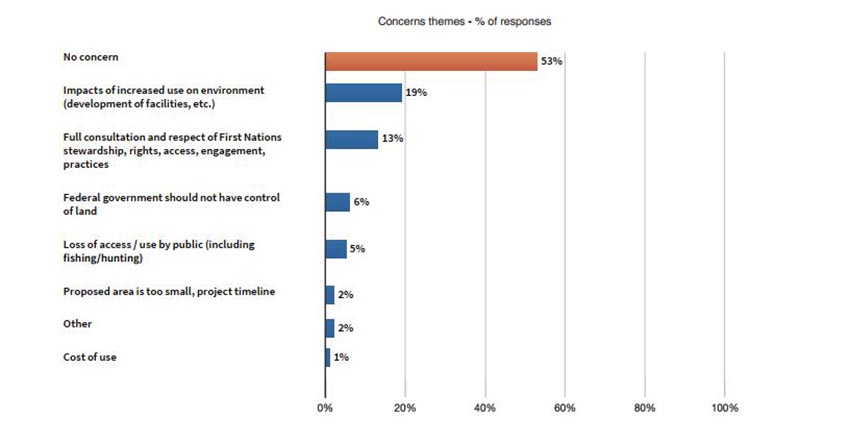 Concerns themes - % of responses