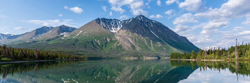 Panoramic view of Kathleen Lake.