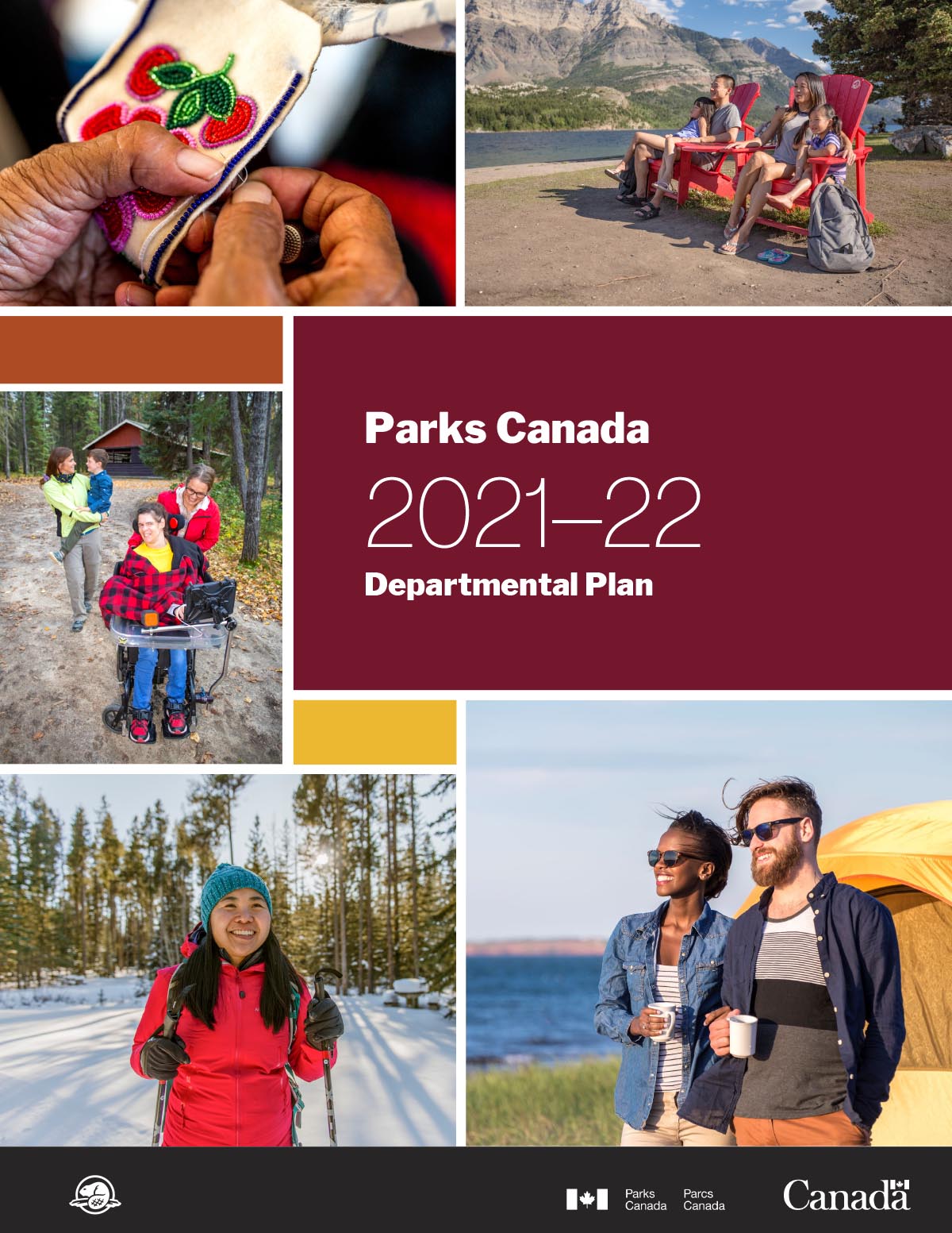 Cover Page Parks Canada Departmental Plan 2021-22