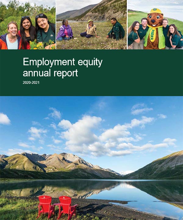 Cover page of the Employment equity annual report 2020-2021