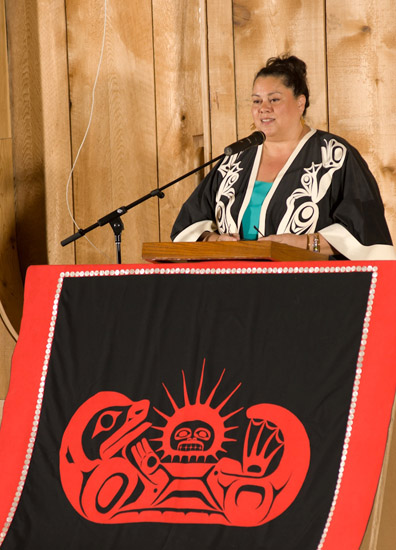 The pole will tell the story of protecting Gwaii Haanas from mountain-top to sea floor, said Cindy Boyko, the Haida Nation representative on Gwaii Haanas’s cooperative management board.