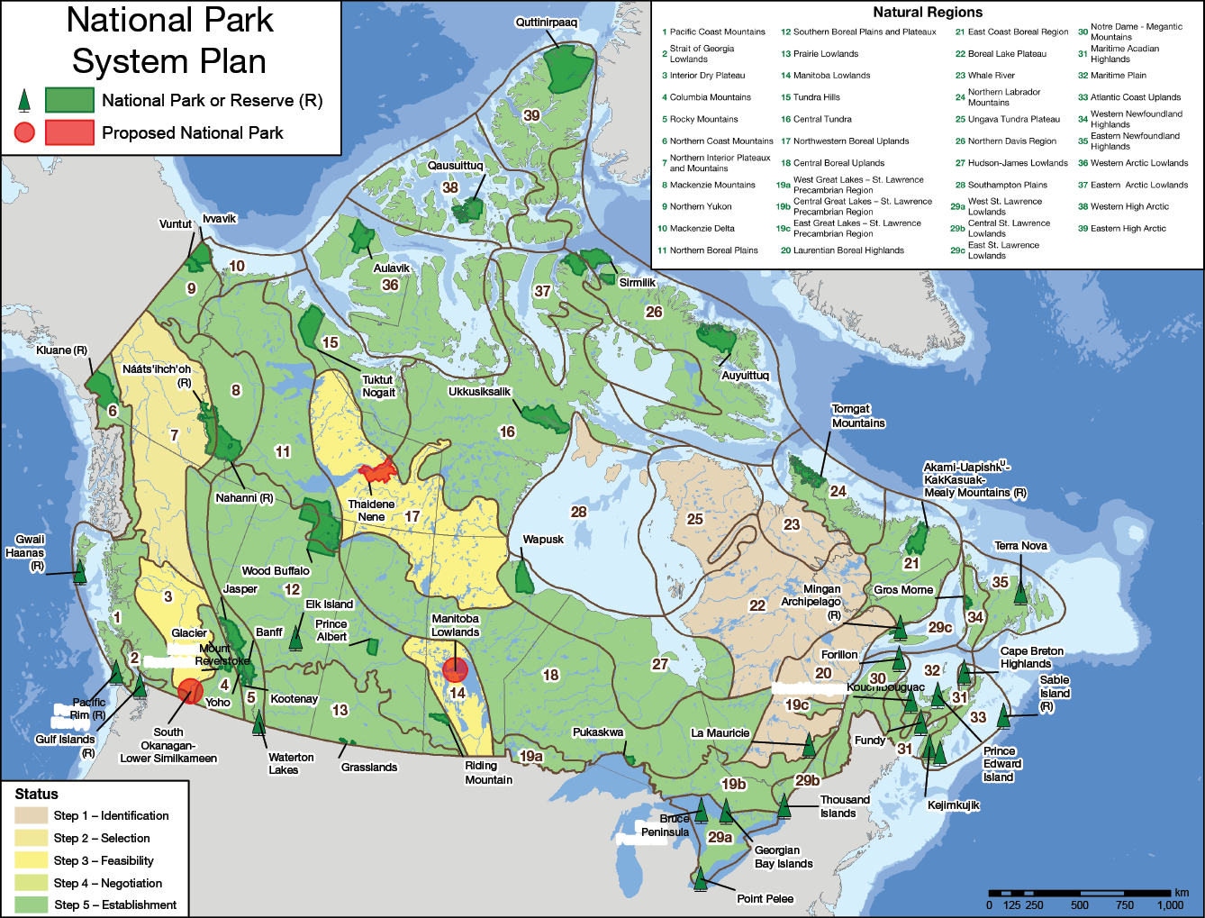 Figure 1: National Park System Plan