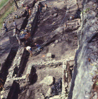 Stabilized foundations of the Royal Engineers' building