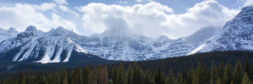Howse Peak as seen from the Icefields Parkway