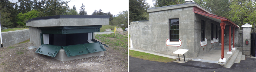 The Electric Searchlight Directing Station, Upper Battery / Upper Battery Guardhouse.