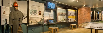 The exhibit gallery at the Visitor Centre.