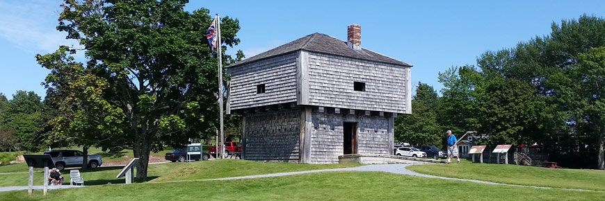 Exterior view of the Blockhouse
