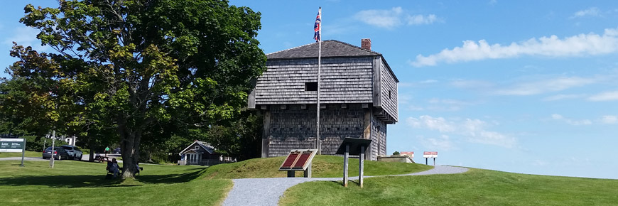 Exterior view of the Blockhouse