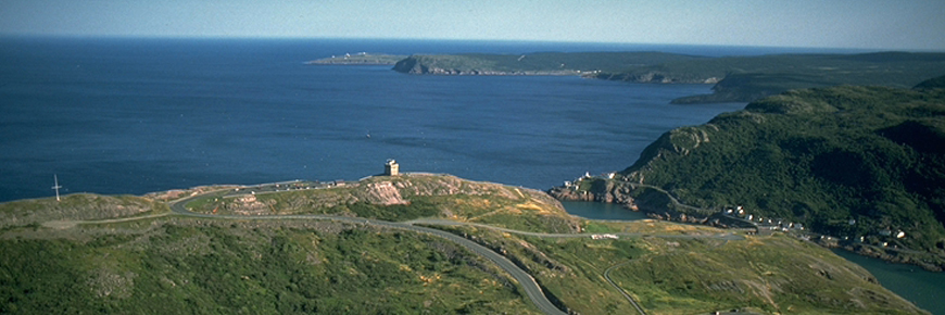 aerial view of Signal Hill