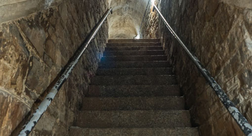  Escaliers vers les caponnières