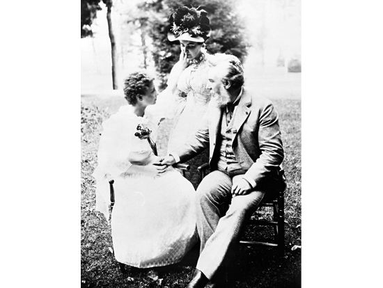 Alexander Graham Bell, Helen Keller et Annie Sullivan