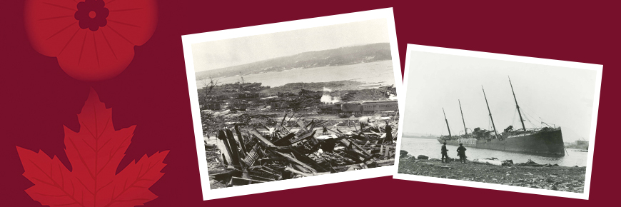 images historiques de l'explosion d'Halifax