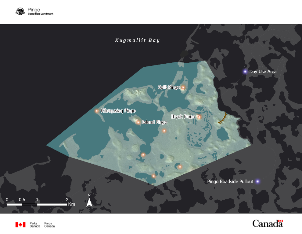 Maps of Pingo Canadian Landmark - Pingo Canadian Landmark