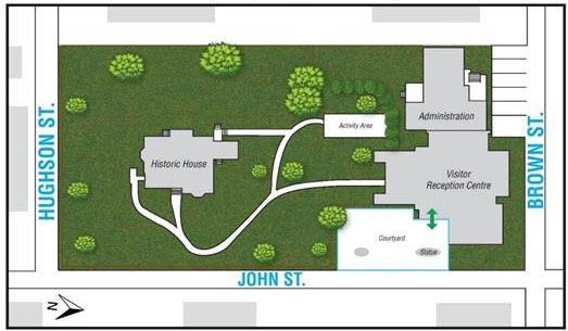 Map 2: Bethune Memorial House National Historic Site