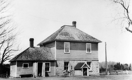 La maison du maître éclusier Nicholsons en l'an 1930