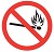 No open flames symbol