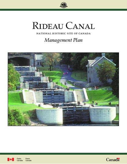 Rideau Canal Management Plan - Title Page