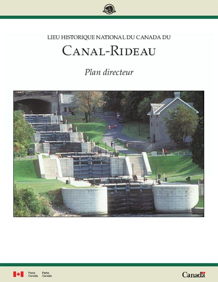 Page titre du plan directeur du Canal-Rideau