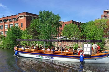 Le Petit Navire boat on Lachine Canal