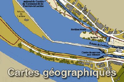 Les mots « Cartes géographiques » superposés à unéchantillon de carte gé.ographique 