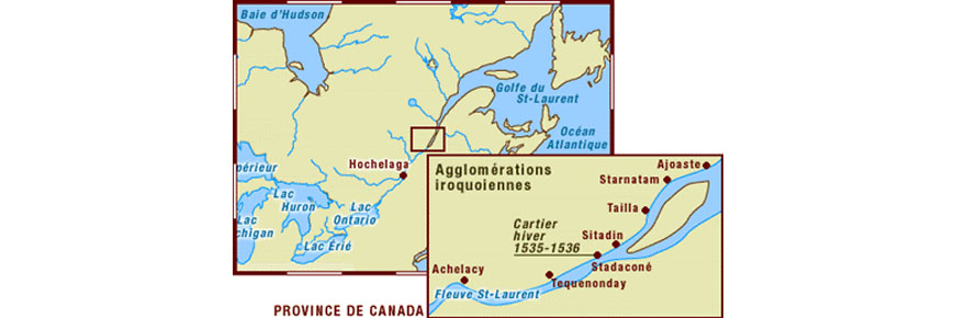 carte de la province du Canada