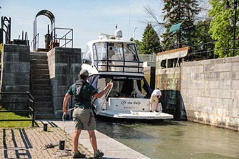 Manuel locks in Chambly Canal