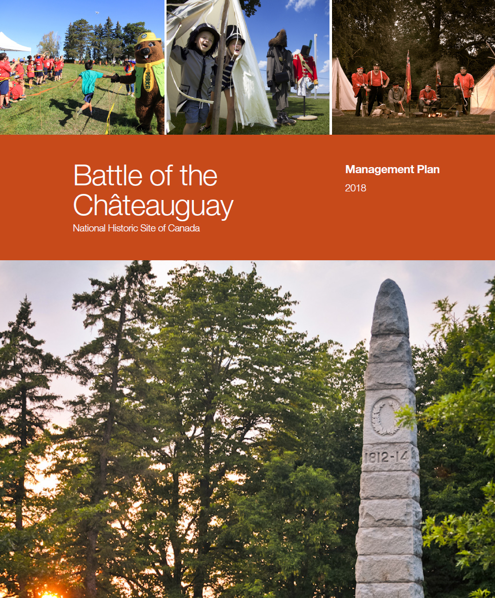 Cover of the 2018 Management Plan for Battle of the Châteauguay