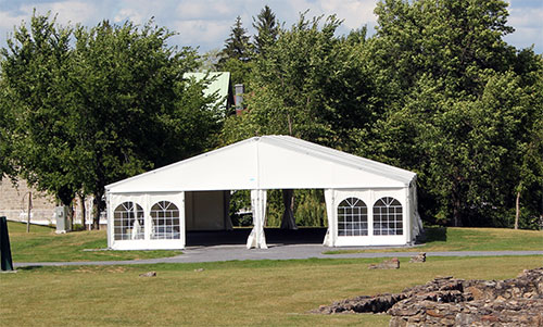 Big white tent