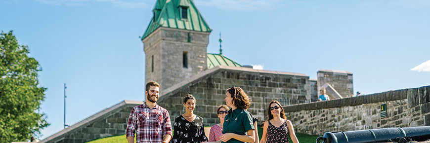 Visite guidée des fortifications de Québec