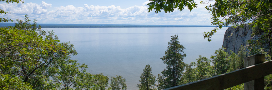 view of the st-lawrence river
