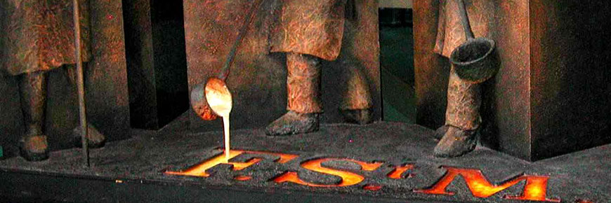 FSTM : Forges du Saint-Maurice in false molten metal