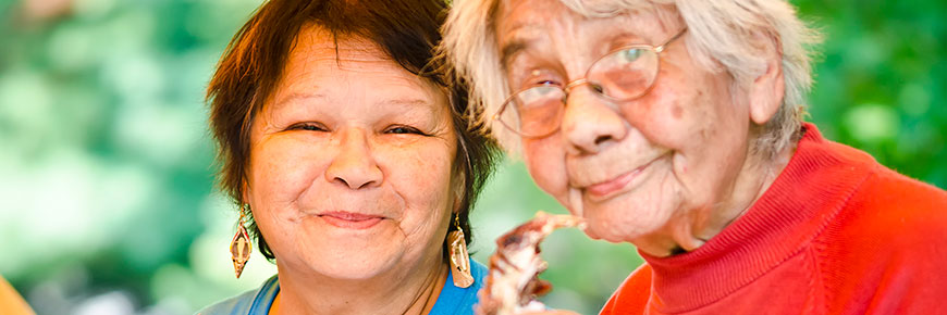 Deux femmes autochtones