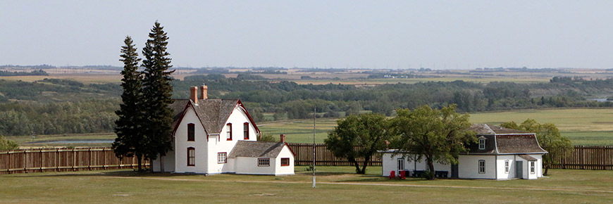 Commanding Officer’s House and Officers’ Quarters at Fort Battleford