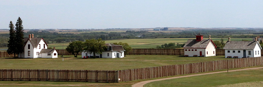 View of Fort Battleford