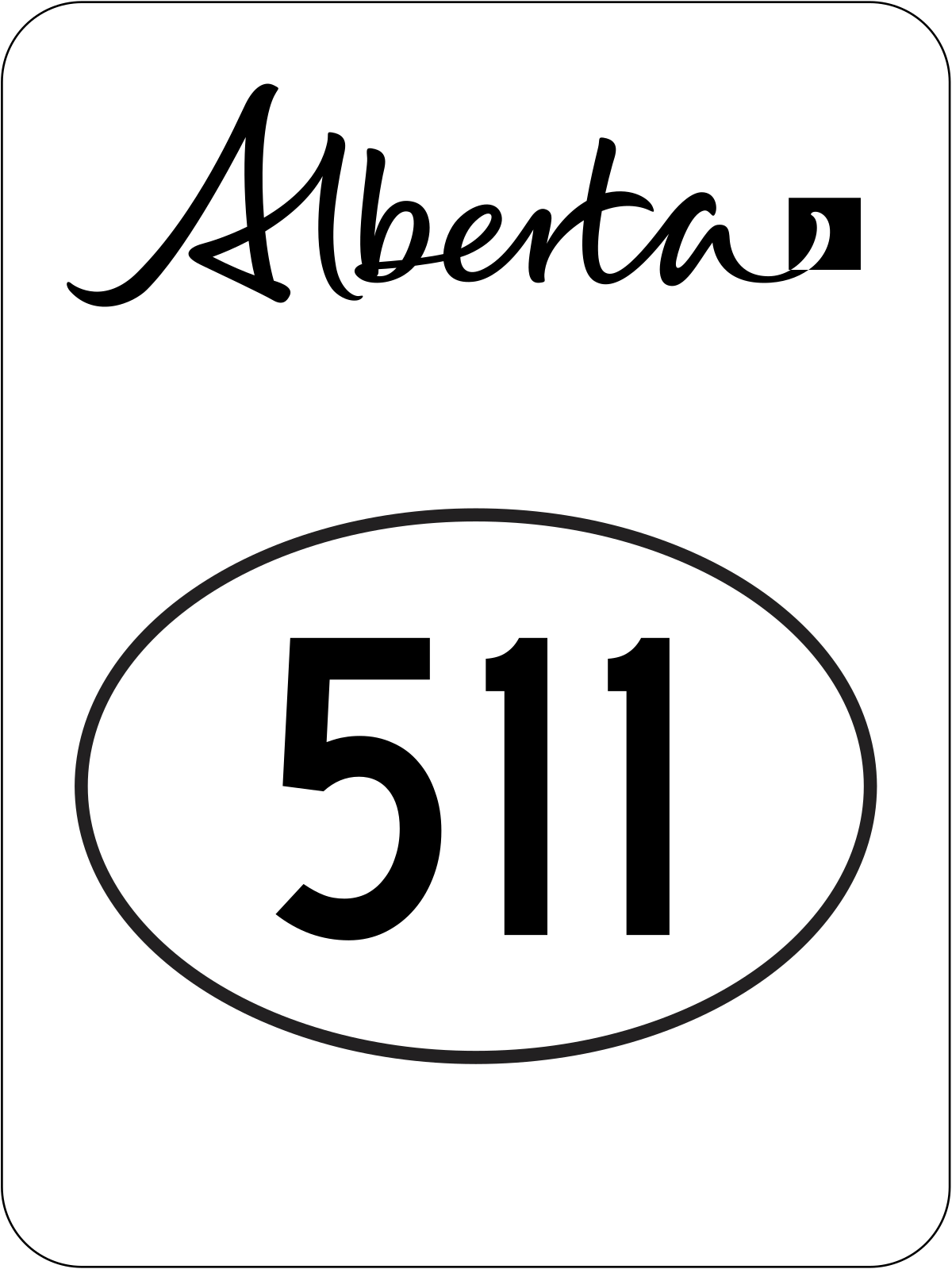 Alberta 511 logo