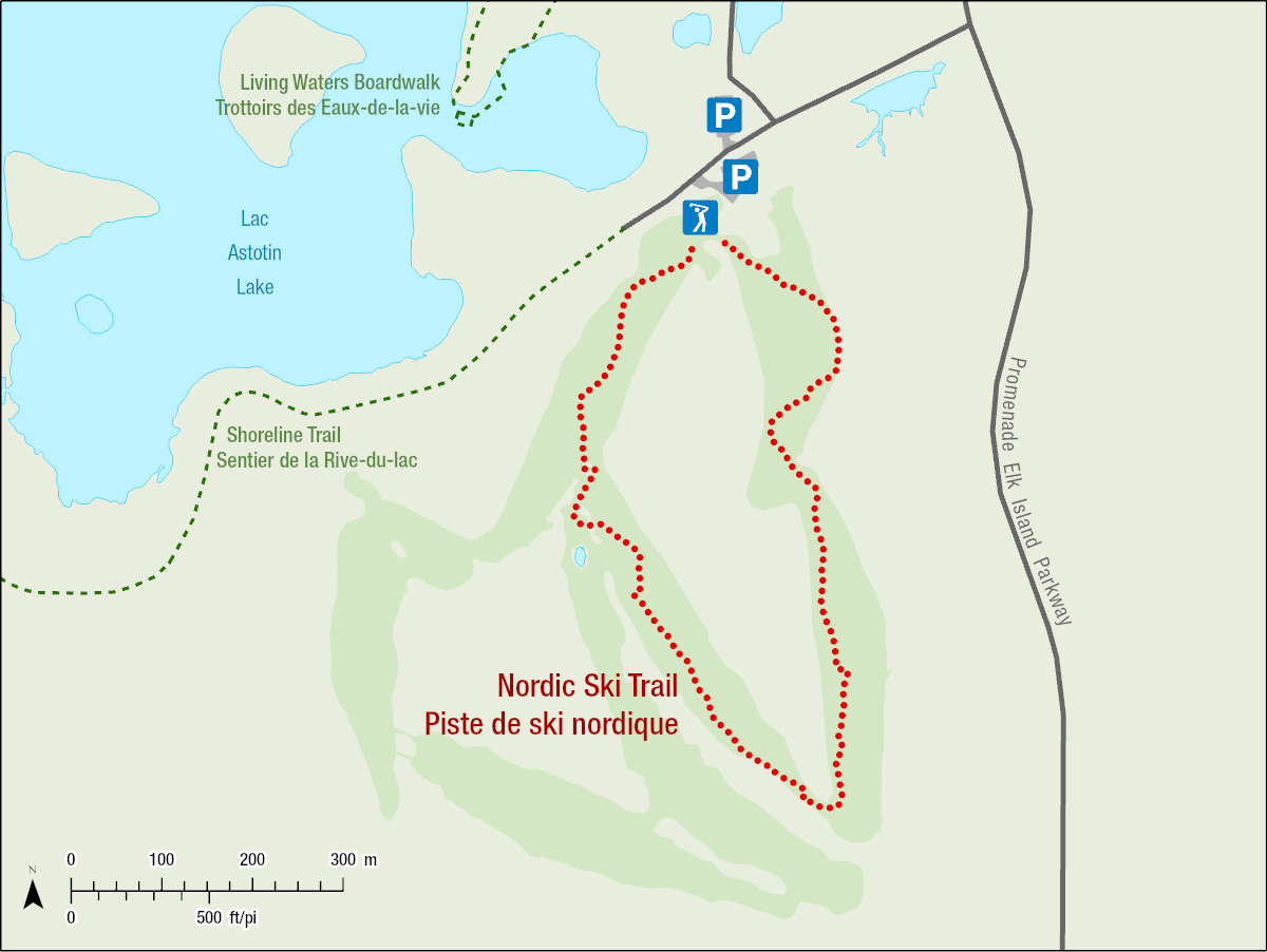 Nordic Ski Trail map