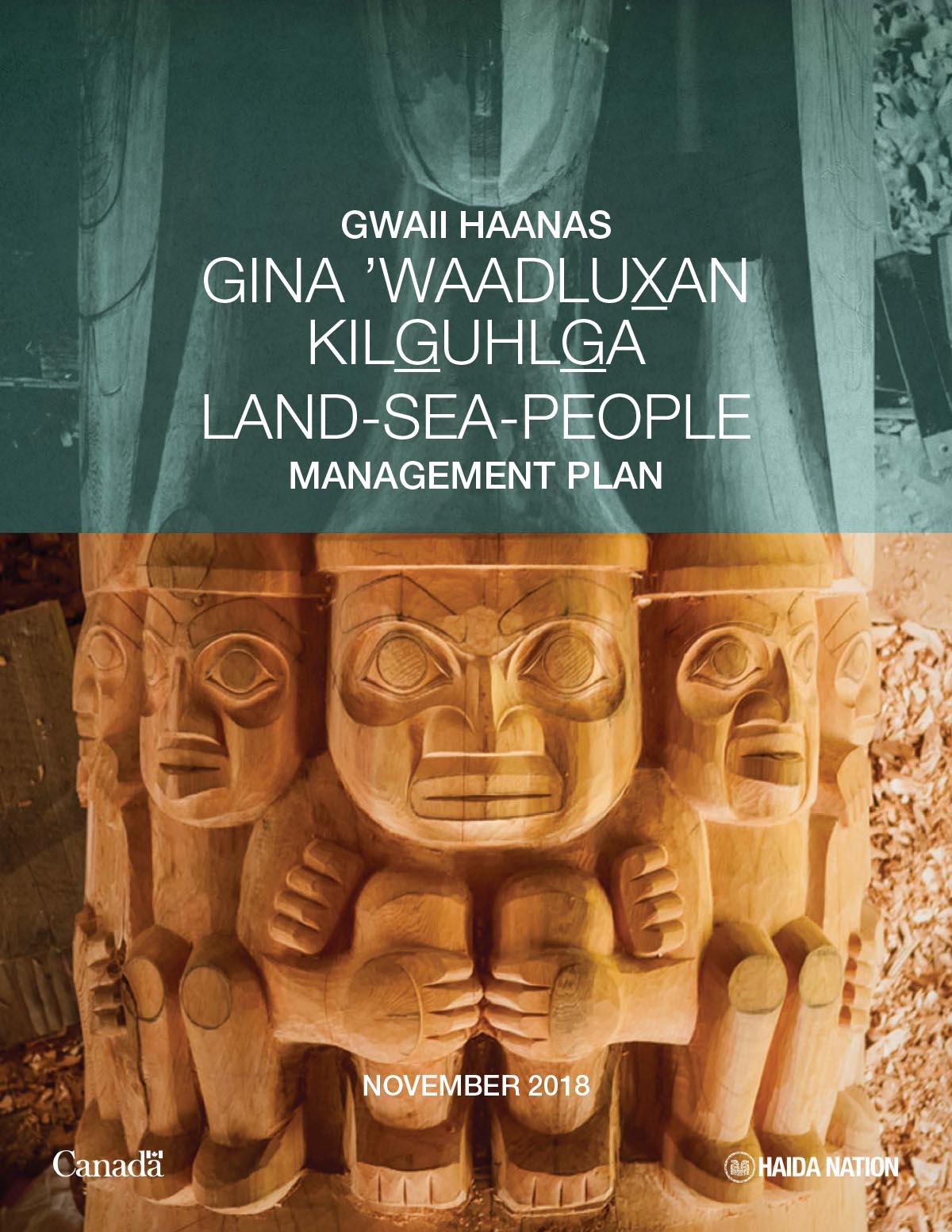 Cover page — Gwaii Haanas Gina ’Waadluxan KilGuhlGa Land-Sea-People Management Plan