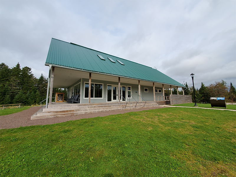 A new visitor centre in a national park