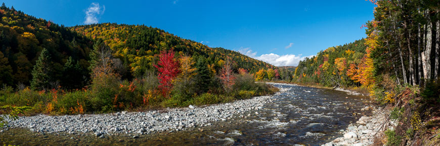 A river in the fall