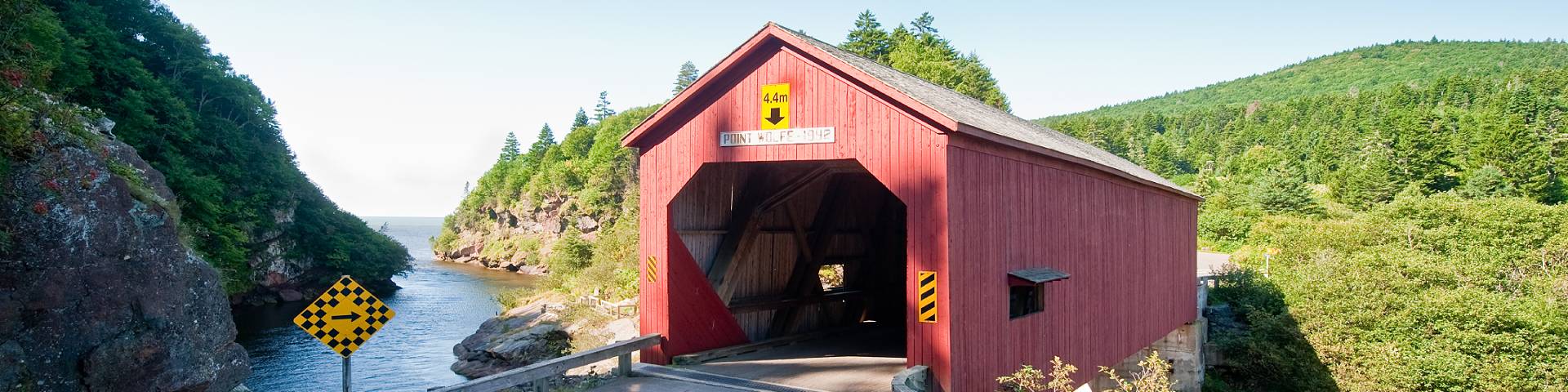 The Point Wolfe covered bridge