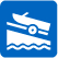 Boat launch symbol