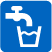 Water spigot symbol