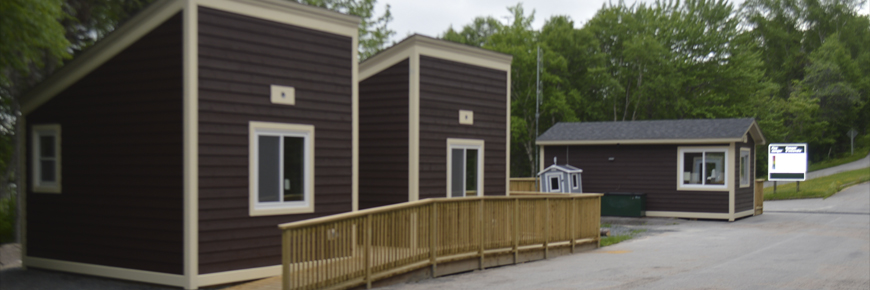 the kiosk and concession buildings at Malady Head Campground