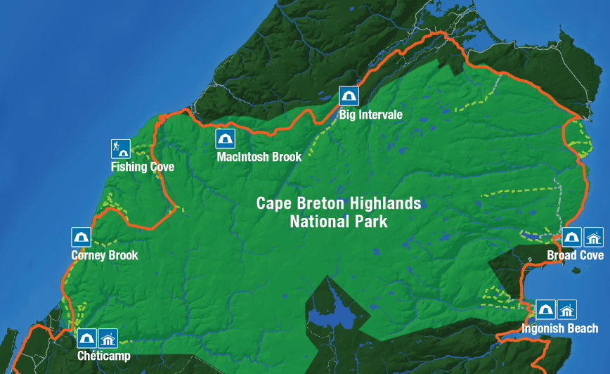 Camping in Cape Breton Highlands National Park
