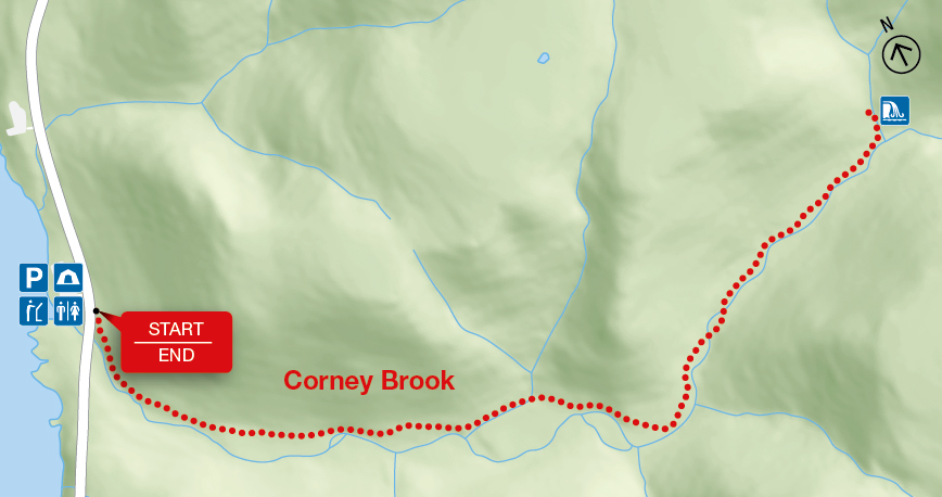 Map: Corney Brook